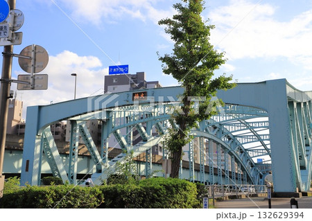 千住大橋　（足立区千住橋戸町側から） 132629394