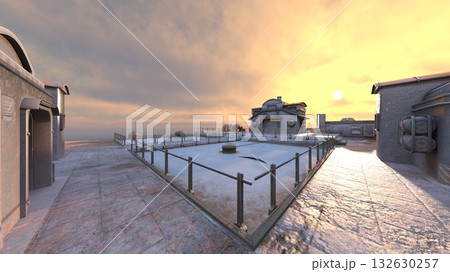 基地の中庭 132630257