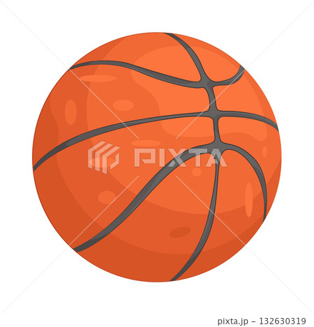 Illustration of basketball ball  132630319