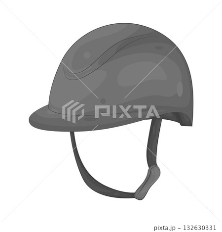 Illustration of horse riding helmet Illustration of horse riding helmet 132630331