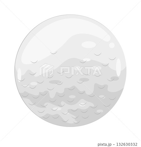 Illustration of golf ball 132630332