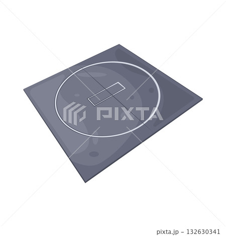 Illustration of wrestling mat 132630341