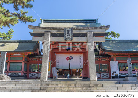 住吉大社　角鳥居・幸寿門 132630778