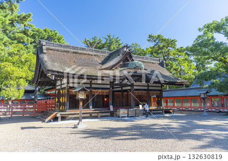 大阪　住吉大社　第一本宮　幣殿 132630819