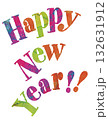 ニューイヤーNewyear年賀メッセージ1 132631912
