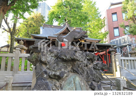 千住大橋そばにある橋戸稲荷神社 千住大橋そばにある橋戸稲荷神社 132632189