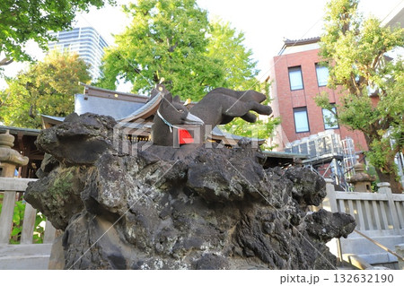 千住大橋そばにある橋戸稲荷神社 千住大橋そばにある橋戸稲荷神社 132632190