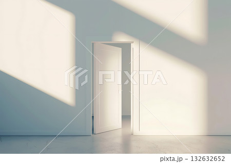 光が差し込む開かれたドア（新しい可能性への入り口） 132632652