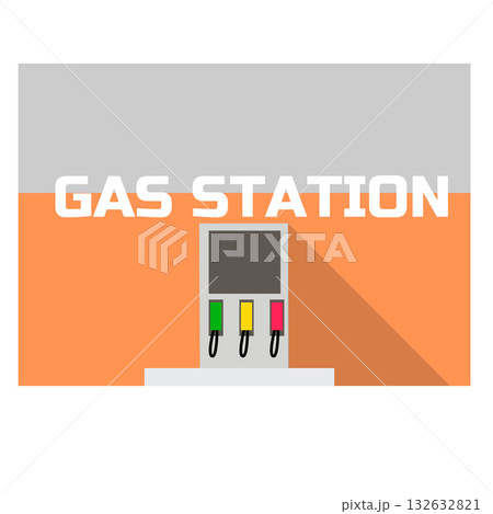 ガソリンスタンド ガソリンスタンド 132632821