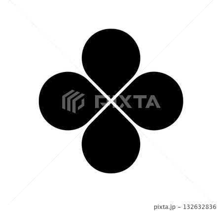 Flower diagram with 4 petals. Flower with four leaves flat shape icon. Infographic circle diagram. Pie chart. Lucky clover. Round wheel chart. Vector illustration isolated on white background Flower diagram with 4 petals. Flower with four leaves flat shape icon. Infographic circle diagram. Pie chart. Lucky clover. Round wheel chart. Vector illustration isolated on white background 132632836