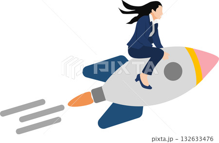 新規事業を始めるイラスト 132633476