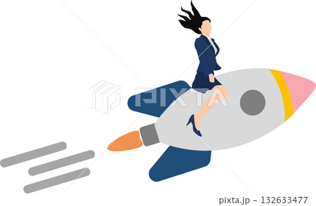 新規事業を始めるイラスト 132633477