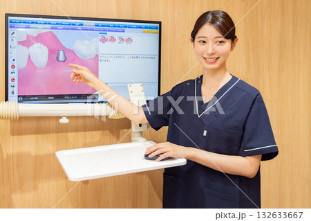 医療　歯科医　歯医者　インプラント 132633667
