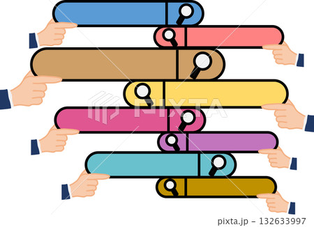 キーワードを検索するイラスト キーワードを検索するイラスト 132633997