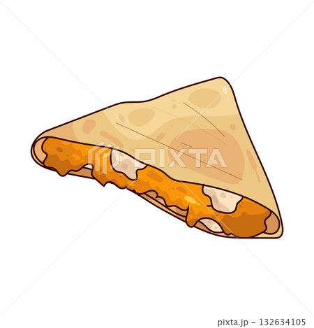 illustration of Chicken Quesadilla 132634105