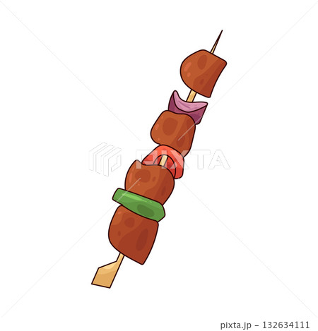 illustration of Chicken Kebab illustration of Chicken Kebab 132634111