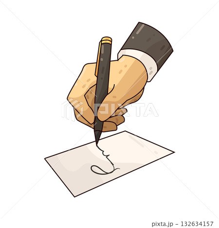 illustration of Signature 132634157