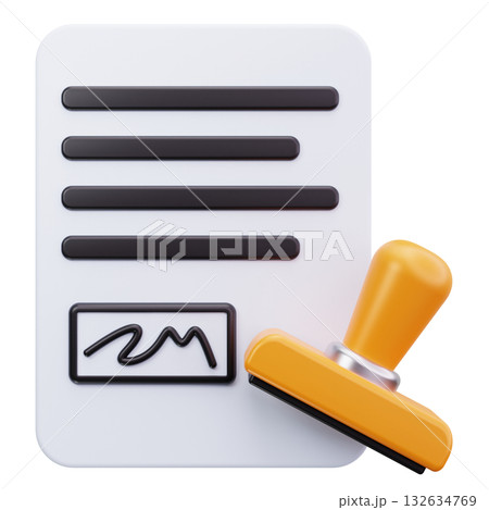 Legal Signature Document Legal Signature Document 132634769