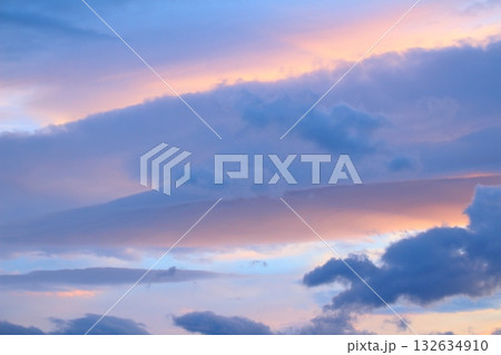 空と雲とが織りなす色紙 信州の空と雲 空と雲とが織りなす色紙 信州の空と雲 132634910