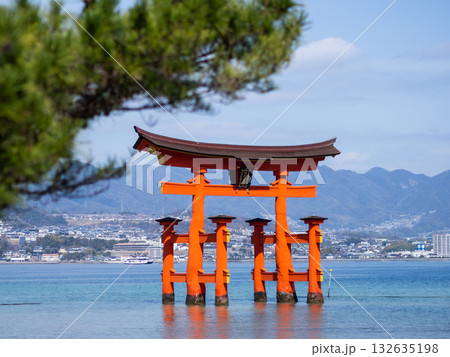 厳島神社と松 厳島神社と松 132635198