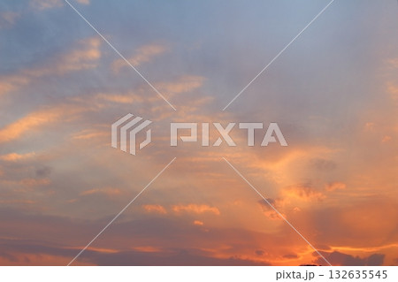 空と雲とが織りなす色紙　　　信州の空と雲 132635545