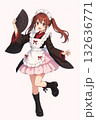 桜色メイドと黒の扇 132636771
