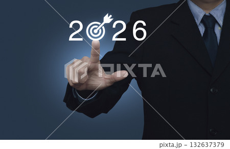 Business happy new year 2026 success concept 132637379