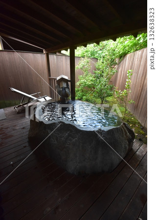 日本　東北　宮城　蔵王町　遠刈田　温泉　星灯の宿　まほろば　露天風呂 132638323