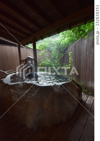 日本　東北　宮城　蔵王町　遠刈田　温泉　星灯の宿　まほろば　露天風呂 132638351