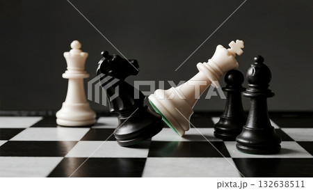 Checkmate Final Move Chess Game End Victory Moment 132638511