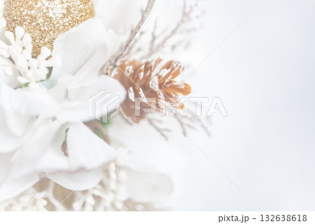 クリスマスリース・冬 イメージ 132638618