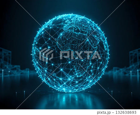 Global Digital Network: Connecting the World with Technology 132638693