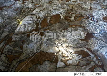 The pavement of Siena cathedral, Siena, Italy The pavement of Siena cathedral, Siena, Italy 132639059
