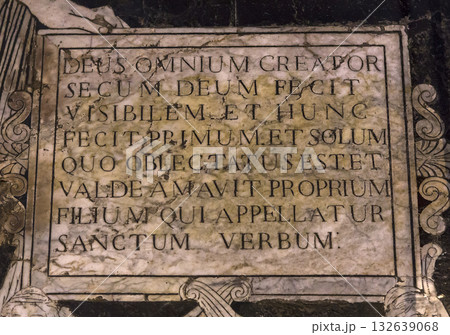 The pavement of Siena cathedral, Siena, Italy 132639068