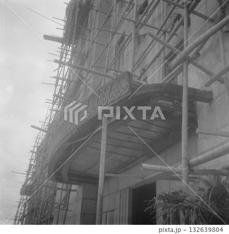 古写真 1939年 日中戦争中の中華民国 上海市 日本軍の施設 古写真 1939年 日中戦争中の中華民国 上海市 日本軍の施設 132639804
