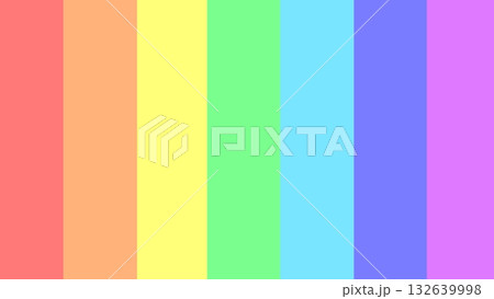 カラフルでポップなキュートなストライプ背景 カラフルでポップなキュートなストライプ背景 132639998