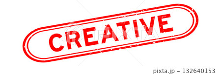 Grunge red creative word rubber seal stamp on white background Grunge red creative word rubber seal stamp on white background 132640153