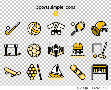 Simple Icon Collection Sports Simple Icon Collection Sports 132640348