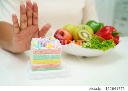 Junk food no good health eating for diet. Junk food no good health eating for diet. 132641773