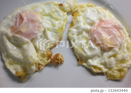 cooked eggs dish for brekfast 132643440