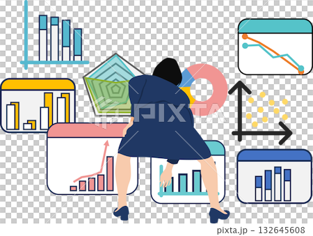 Data analysis illustration Data analysis illustration 132645608