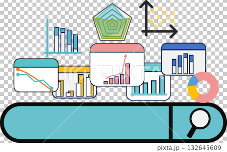 Data analysis illustration 132645609