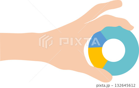 データを分析するイラスト データを分析するイラスト 132645612