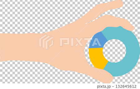 データを分析するイラスト データを分析するイラスト 132645612