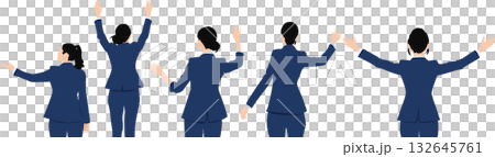 女商人的例證 132645761