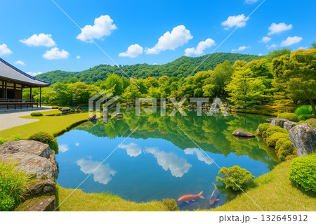 天龍寺　曹源池庭園　大方丈 132645912
