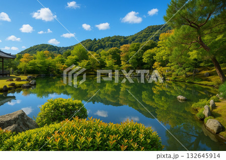 天龍寺 曹源池庭園 大方丈 天龍寺 曹源池庭園 大方丈 132645914