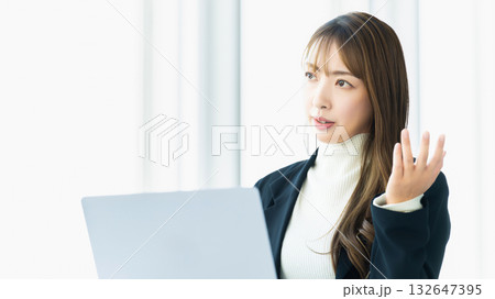 対話をする女性・ビジネスウーマン 対話をする女性・ビジネスウーマン 132647395