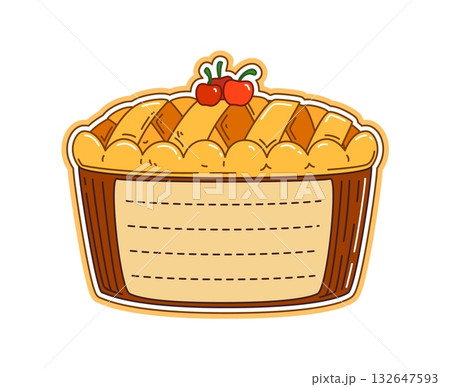 Thanksgiving kids memo note frame with apple pie for planner list sticker, vector diary paper label. Kids memo note or message post and daily plan page with autumn Thanksgiving pumpkin or apple pie Thanksgiving kids memo note frame with apple pie for planner list sticker, vector diary paper label. Kids memo note or message post and daily plan page with autumn Thanksgiving pumpkin or apple pie 132647593
