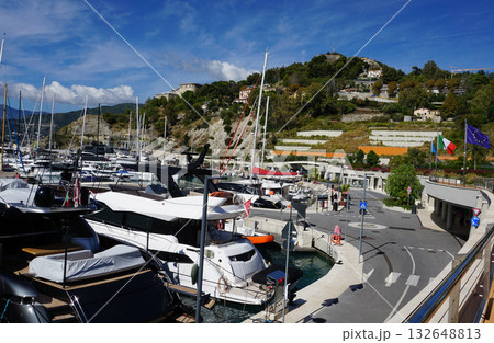 Yachts at Cala del Forte is marina located in Ventimiglia, Italy Yachts at Cala del Forte is marina located in Ventimiglia, Italy 132648813